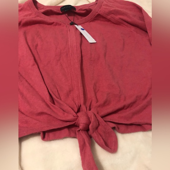 Sanctuary Women's Laguna Tie Front Sweater - Picture 5 of 12